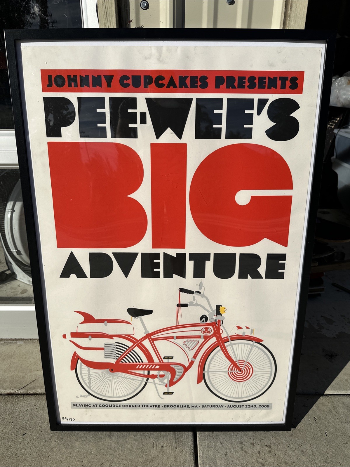 Pee Wee’s Big Adventure Poster Johnny Cupcakes Presents 2009 Poster