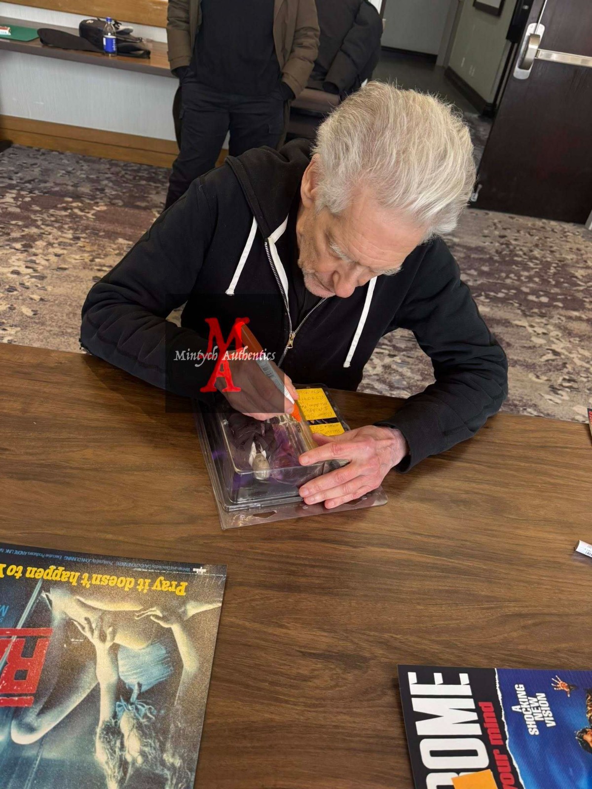 David Cronenberg autographed signed 11×17 photo Videodrome Beckett COA