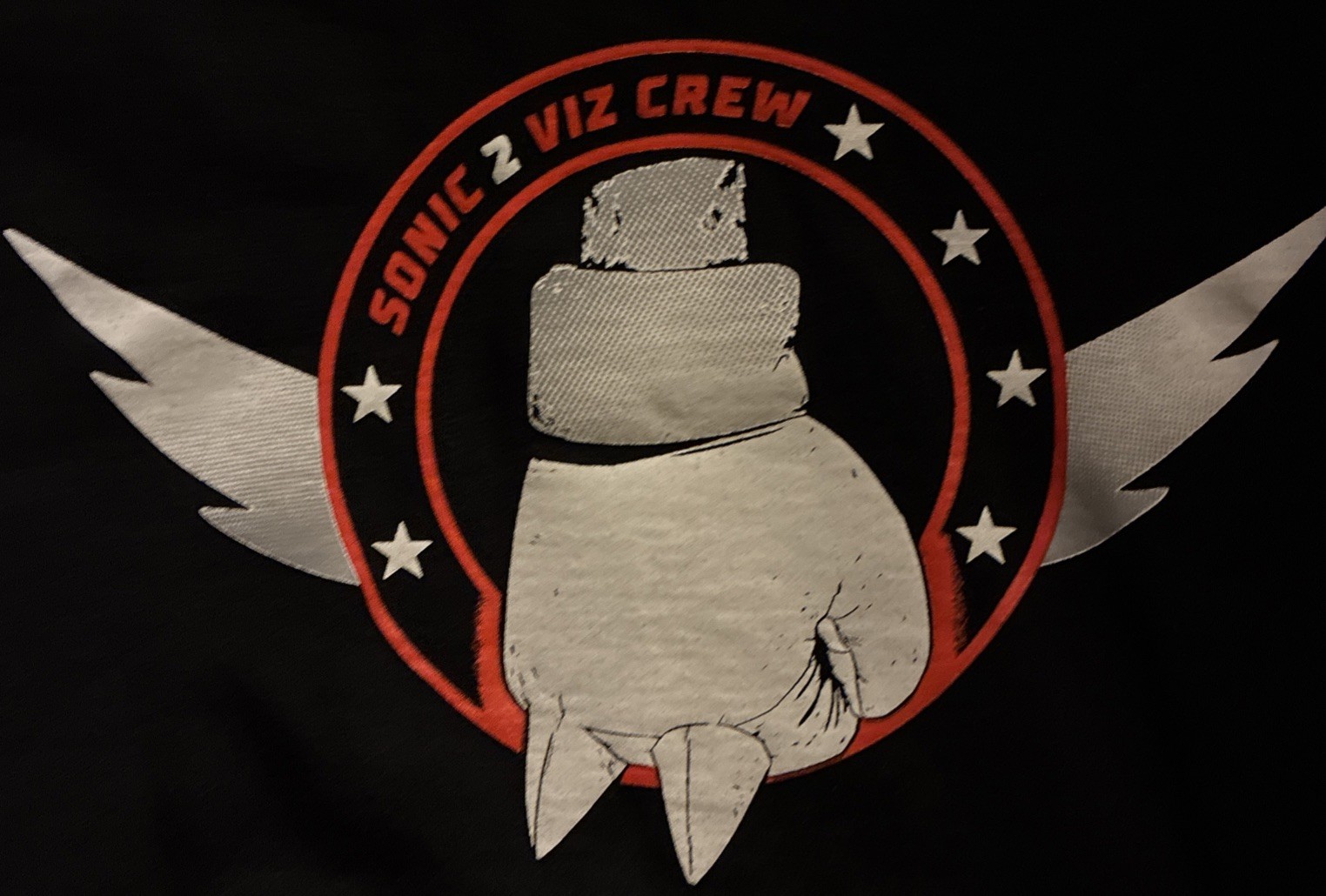 Sonic the Hedgehog 2 Movie Cast & Crew T-Shirt Visual Effects Knuckles RARE XL