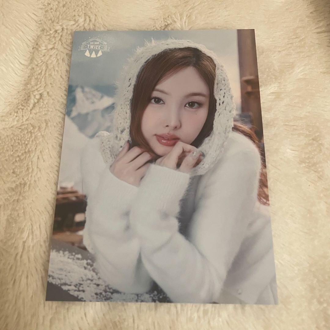 TWICE JYP POP UP STORE 2024 SKI BAR POSTCARD JAPAN OFFICIAL PHOTOCARD MERCH PAD
