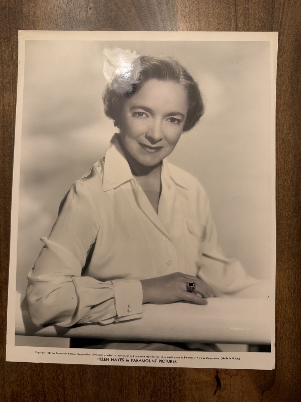 Photo Movie Still 8×10 – 1950s Promo of actress Helen Hayes