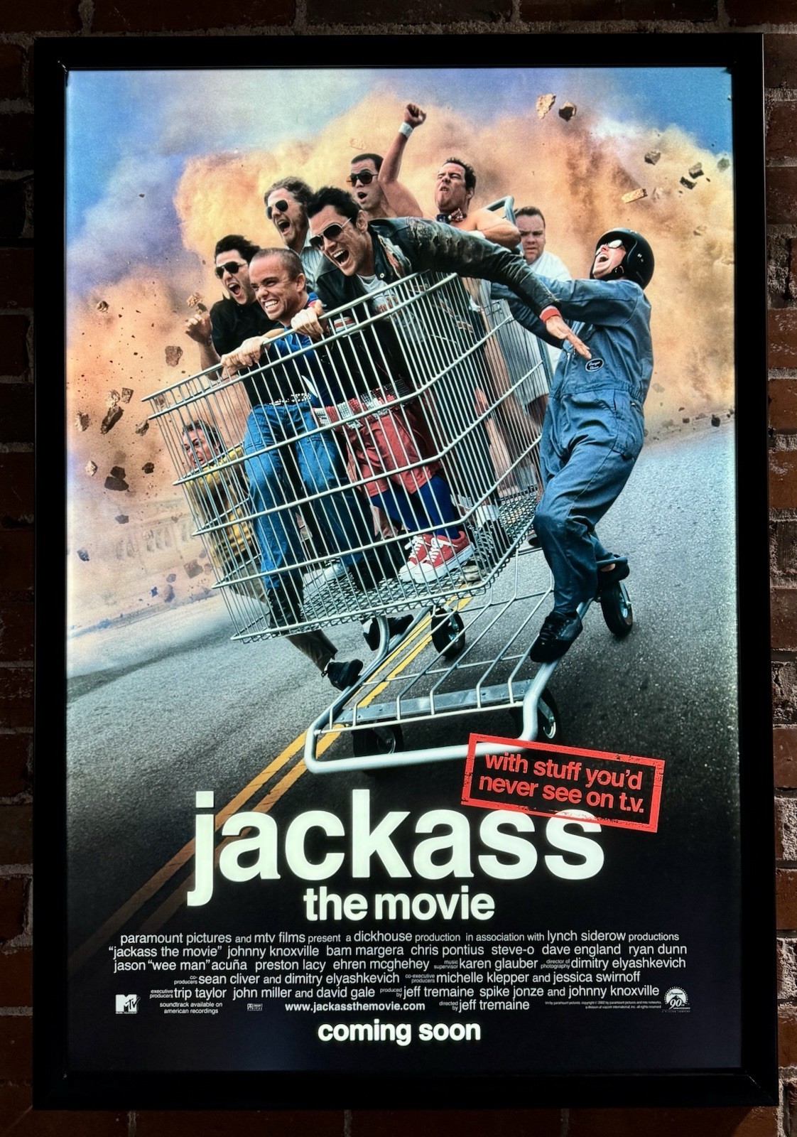 🍿 Jackass: The Movie (2002) – Original 27×40 DS Rolled One Sheet Poster