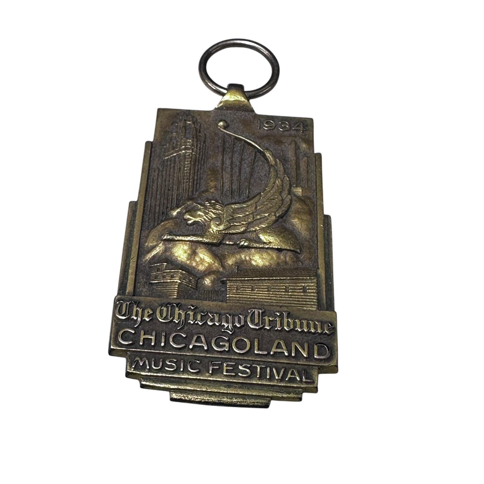 1934 Chicago Tribune Chicagoland Music Festival 1st Place Youth Medal 10K GF