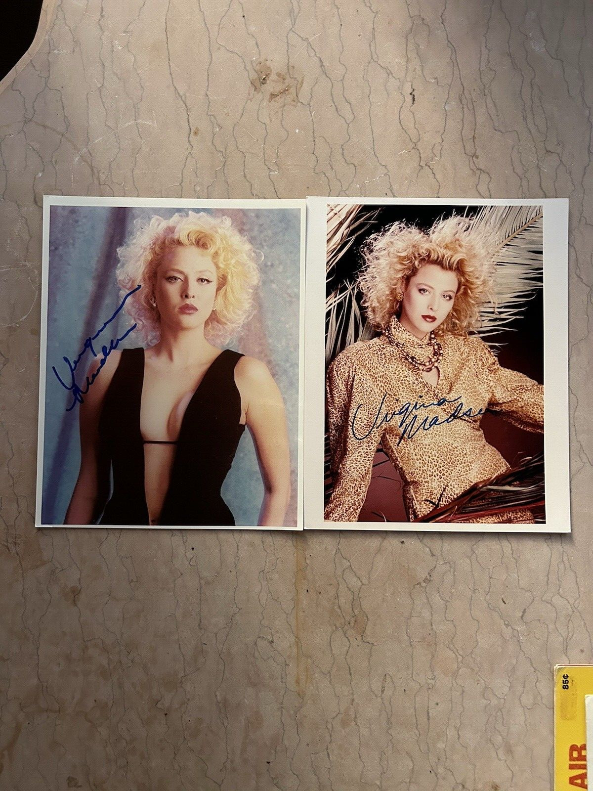 VIRGINIA MADSEN Autographed 8″ x 10″ Photo LOT (2): COLOR, GLOSSY (NM shape)