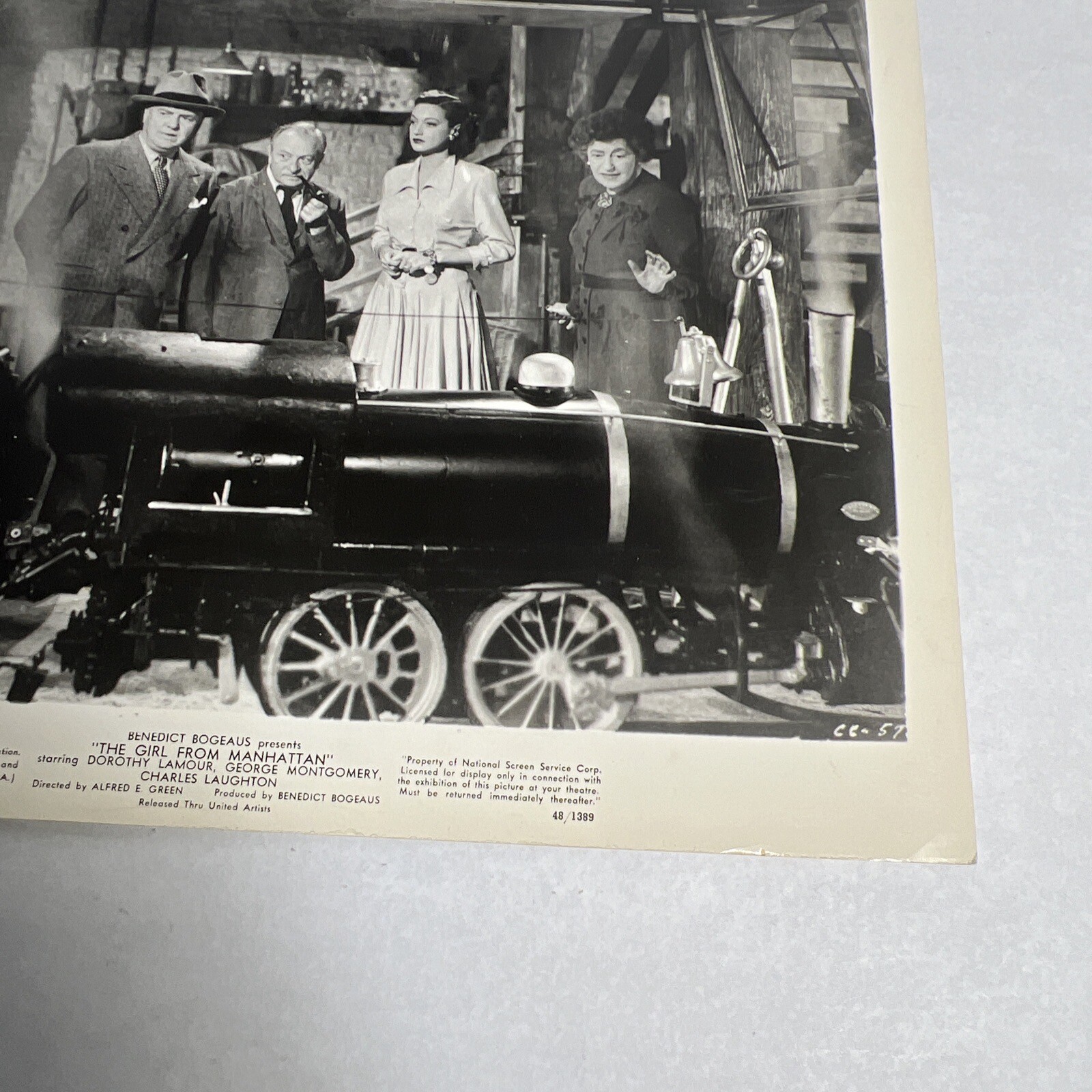 1948 THE GIRL FROM MANHATTAN: Dorothy Lamour Film Promo Movie Photo NSS 48/1389