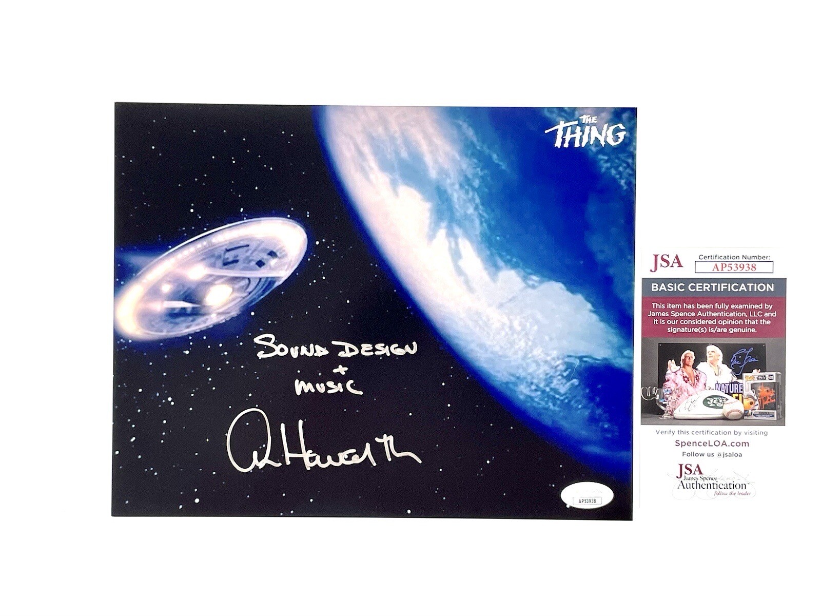 Alan Howarth Signed 8×10 Photo The Thing Sound Design & Music JSA COA Composer