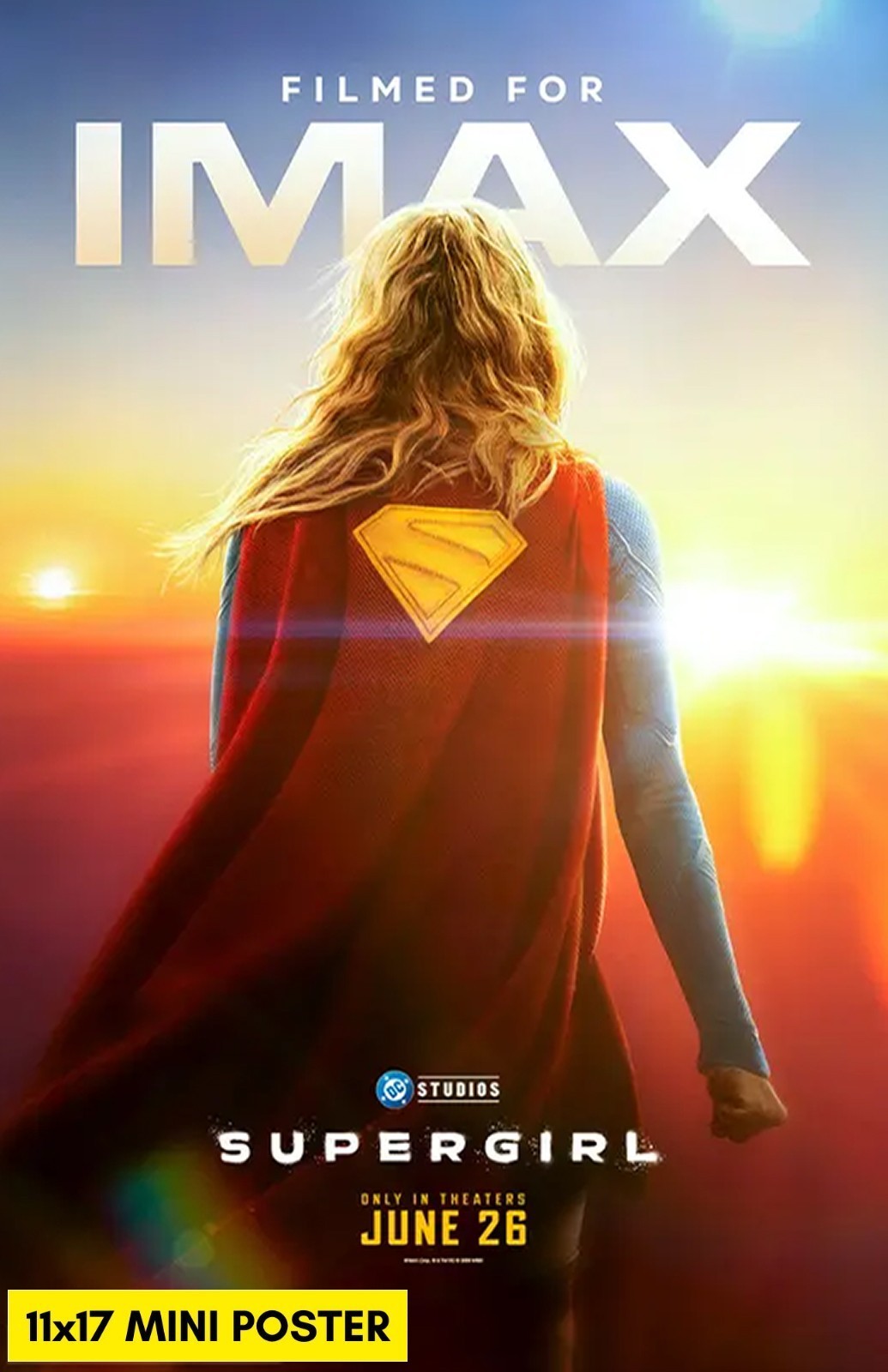 Supergirl (2026) Movie Poster 11×17 DC Comics Superman IMAX