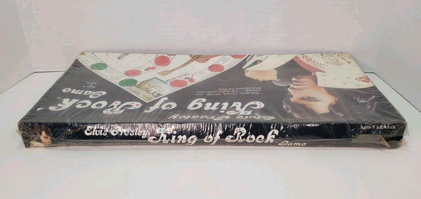 Vintage 1978 ELVIS PRESLEY “King of Rock” Rock & Roll Music BOARD GAME Sealed