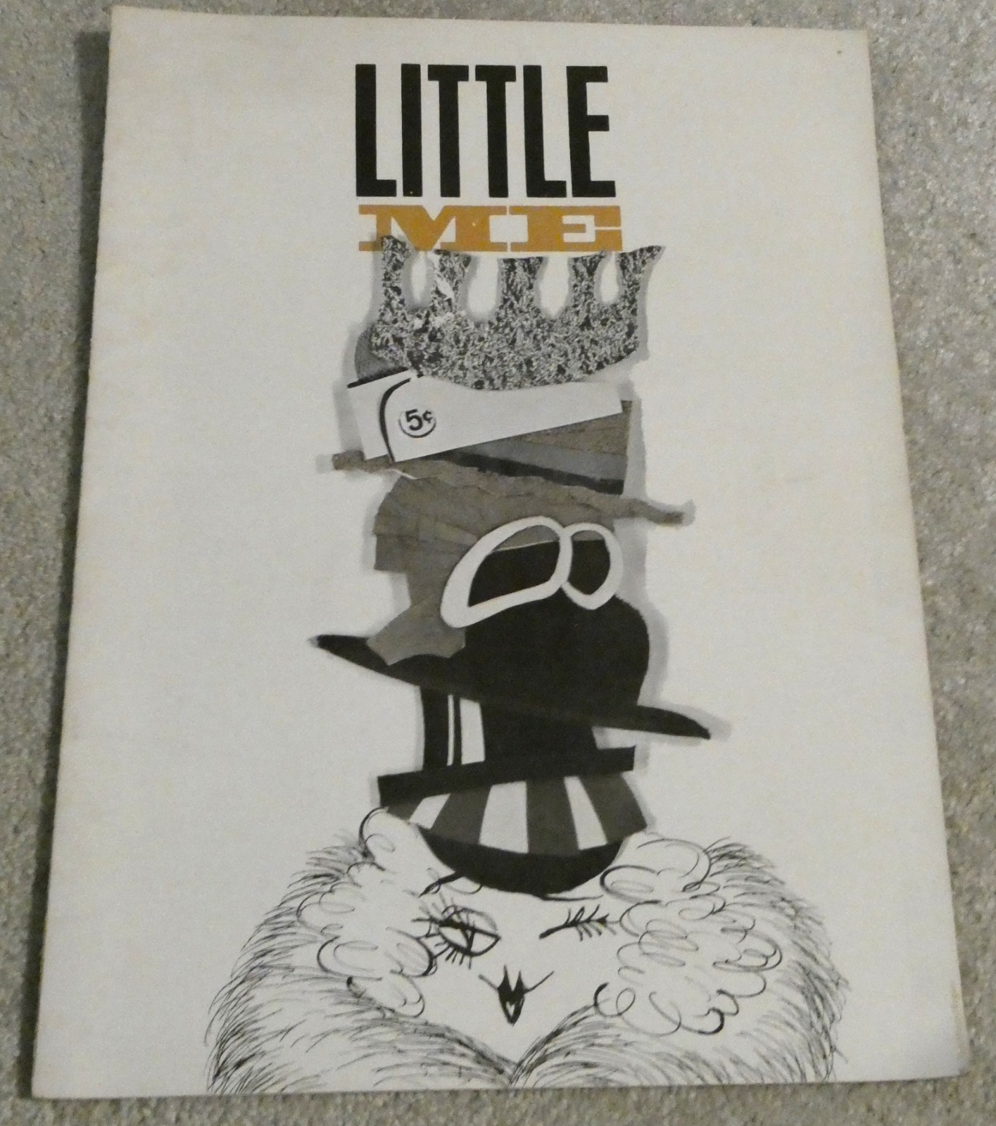 Little Me Souvenir Theatre Program Gabriel Dell Karen Morrow 1964 Neil Simon