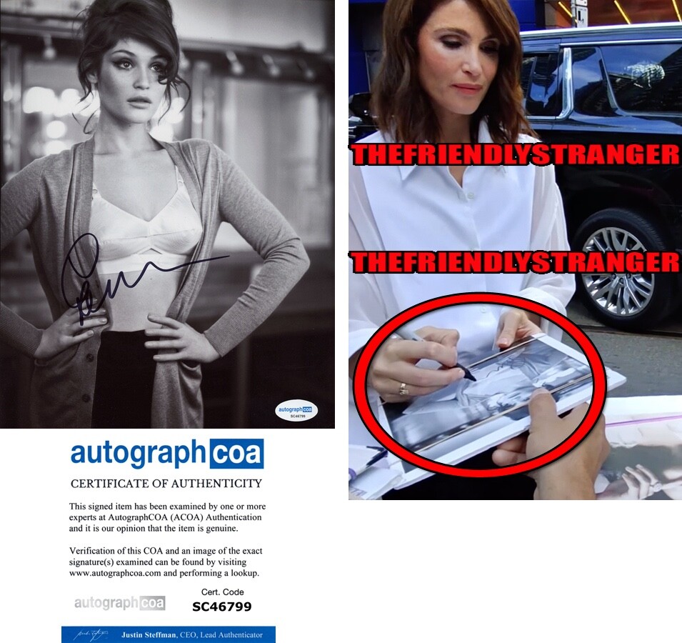 Gemma Arterton signed 8×10 Photo c EXACT PROOF Hot SEXY 007 Bond Girl ACOA COA