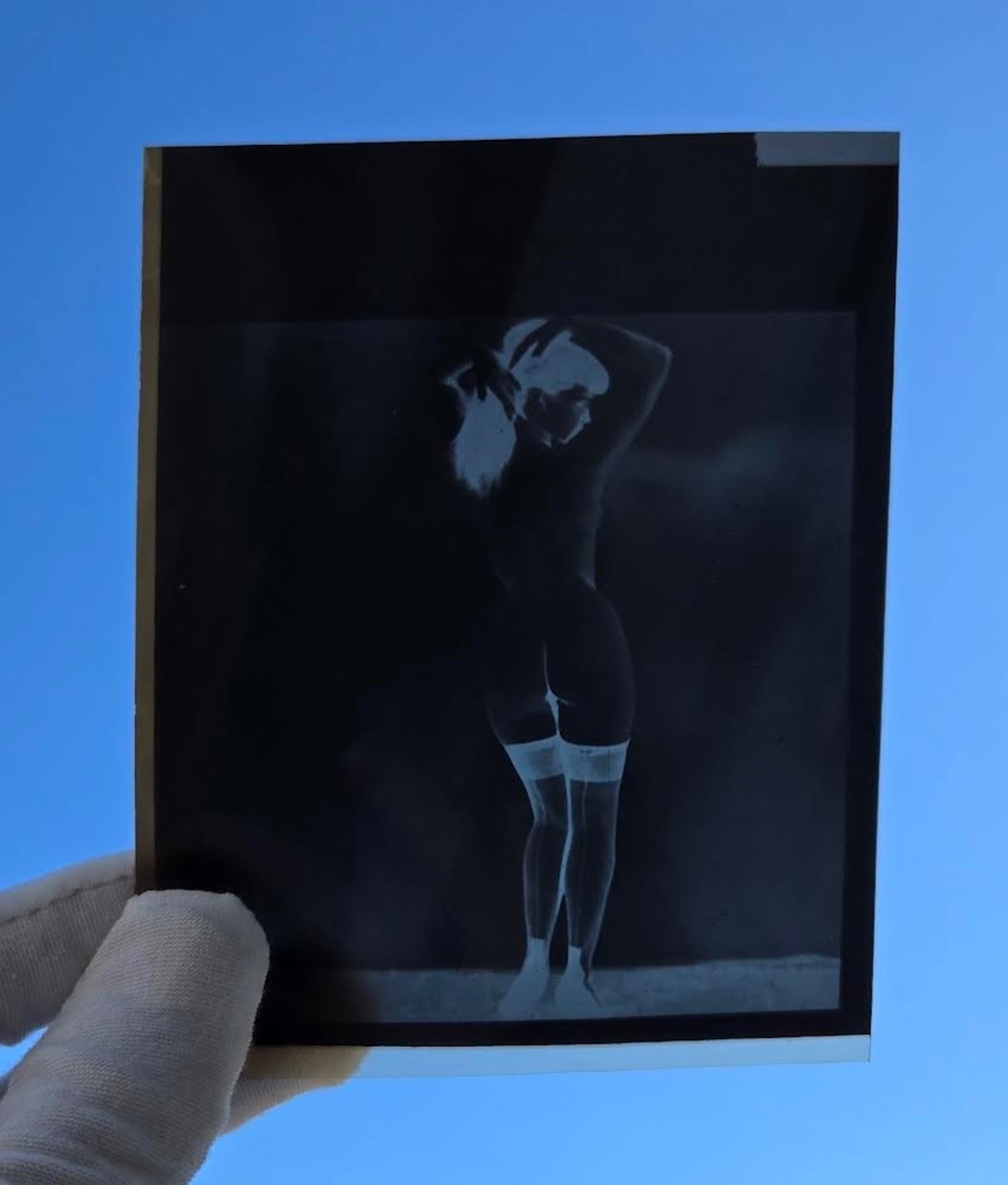 ORIGINAL C1959 VAMP ICON BETTIE PAGE NEGATIVE CASS CARR BUNNY YEAGER IRVING KLAW