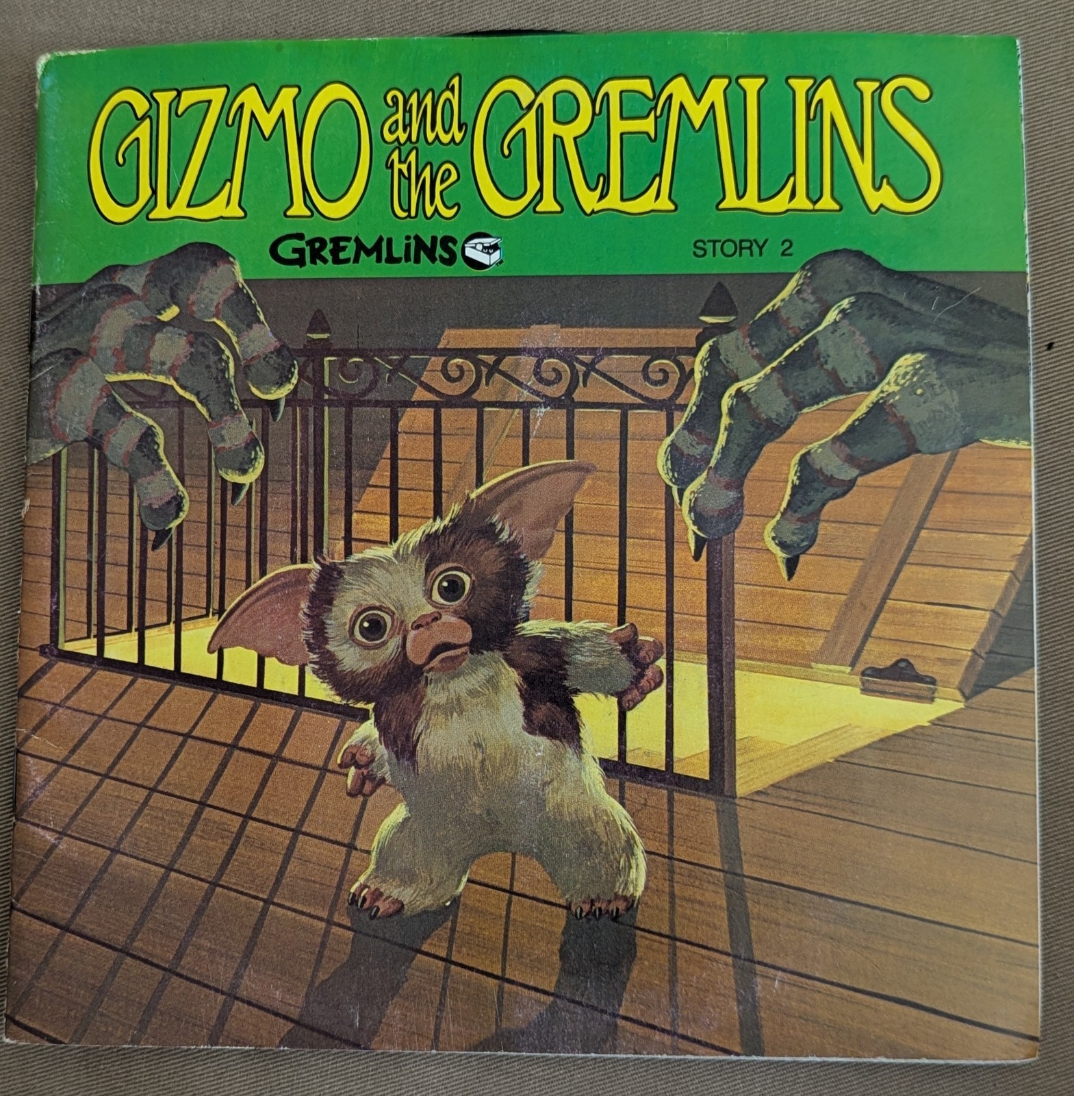 Gremlins Story 2 Gizmo and The Gremlins Story Book Record Read Along 33 1/3 rpm