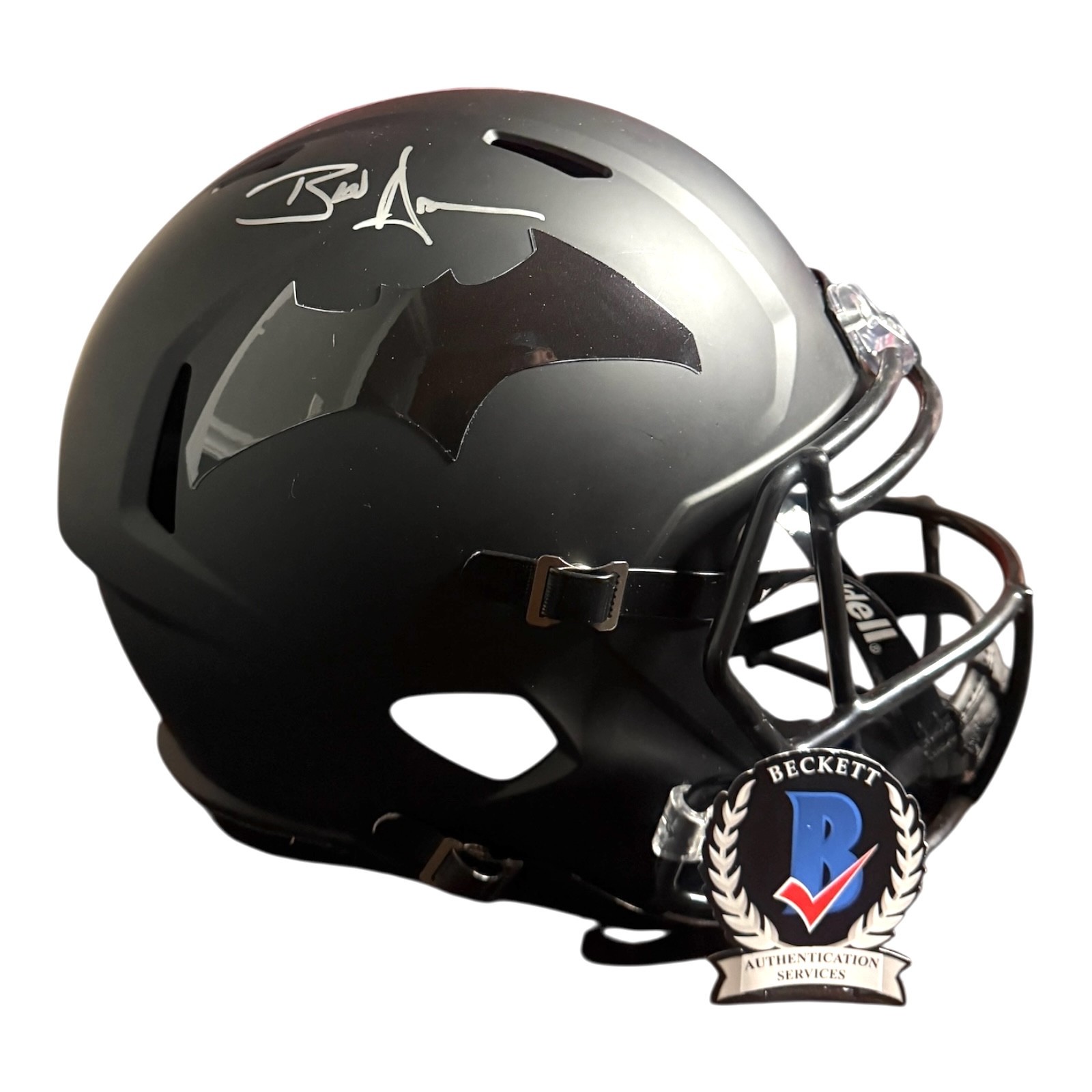 Ben Affleck Signed Autograph Signed Batman Matte Full Size Helmet BAS DC
