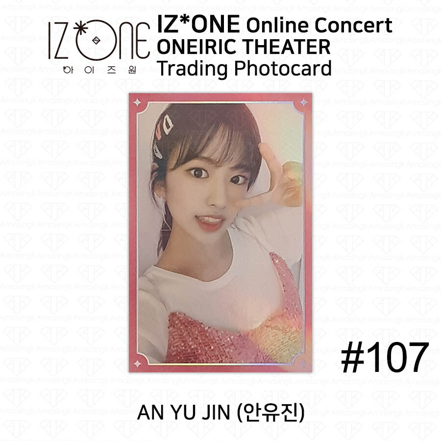 IZ*ONE 2020 Oneiric Theater 2nd Online Concert Trading card An Yujin IVE