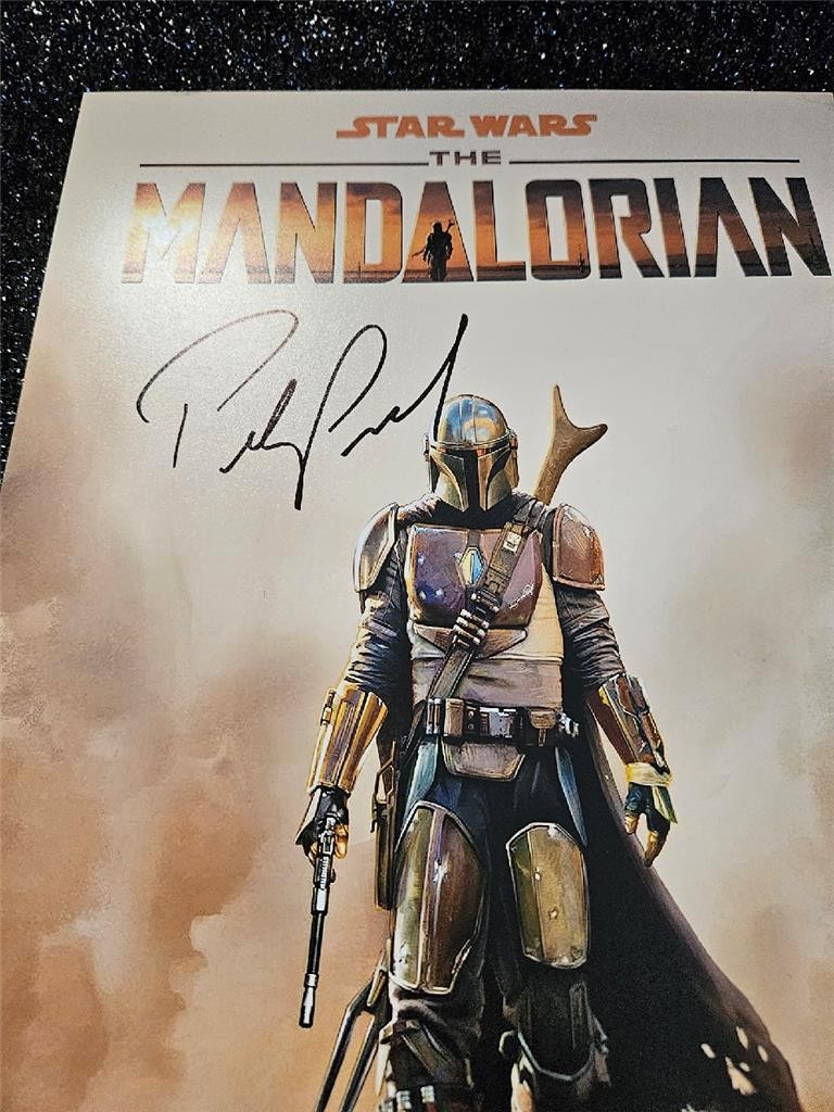PEDRO PASCAL ACTOR SIGNED AUTOGRAPHED 11X17 MINI MOVIE POSTER MANDALORIAN W/ COA