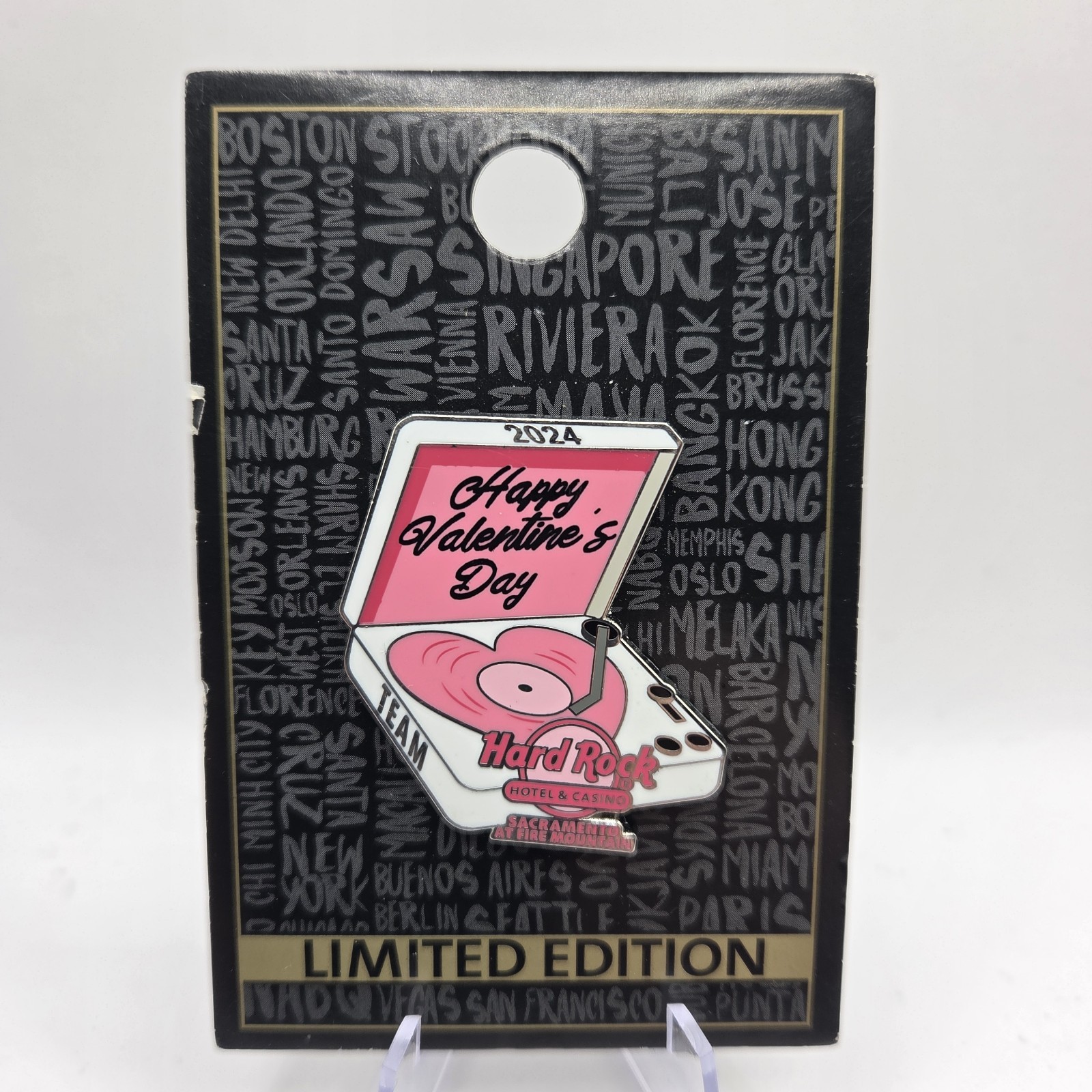 Hard Rock Hotel And Casino At Sacramento Valentines Day Team Pin