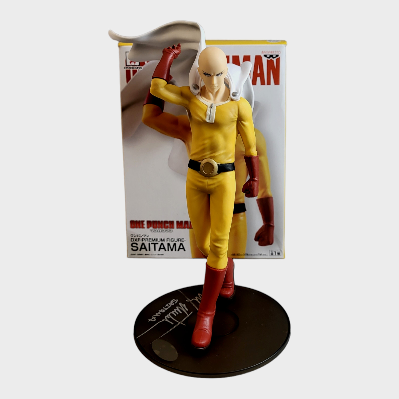 Max Mittelman Signed Saitama Figure Banpresto One Punch Man JSA COA 661