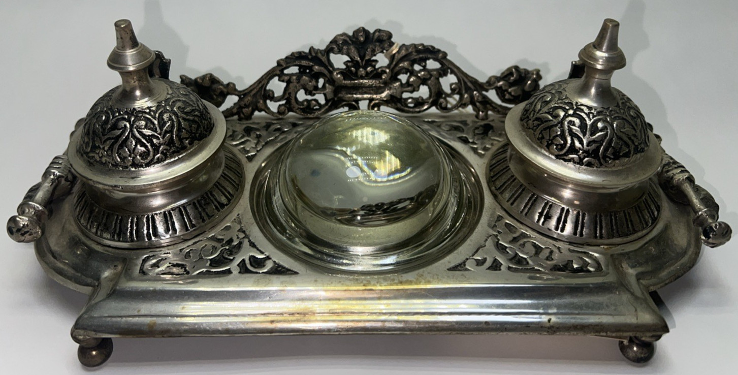 Antique Revolutionary War Style Inkwell Prop from the movie “The Patriot”
