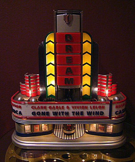 MOVIE THEATER LIGHTED TELEPHONE DÉCOR PRODUCTION DISPLAY