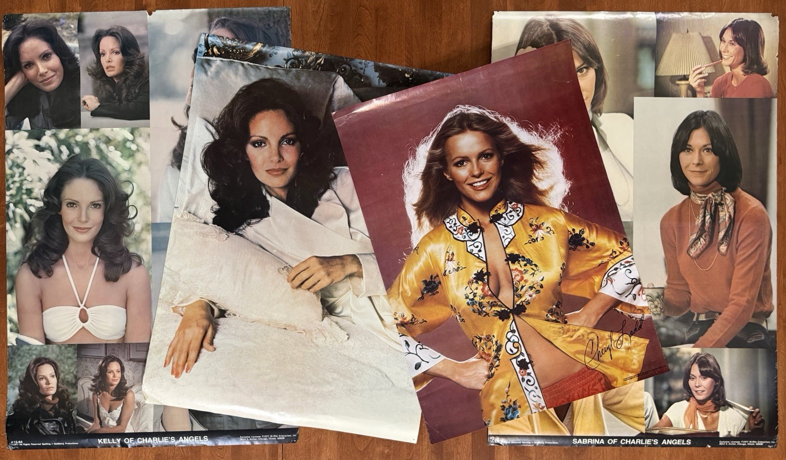 Vintage 1970’s Charlie’s Angels Poster Lot – 4 Total