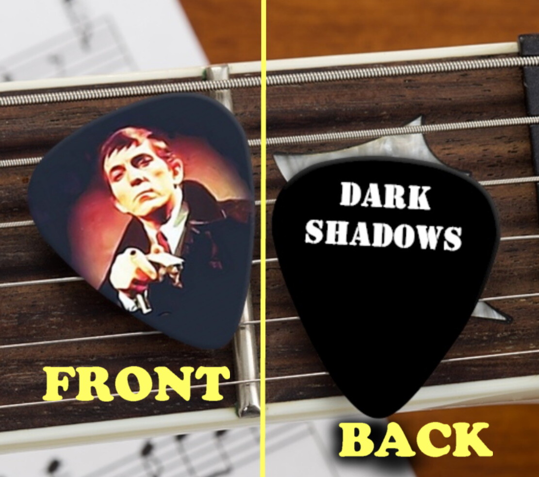 Set of 3 Dark Shadows Barnabas Collins premium Promo Guitar Pick Pic