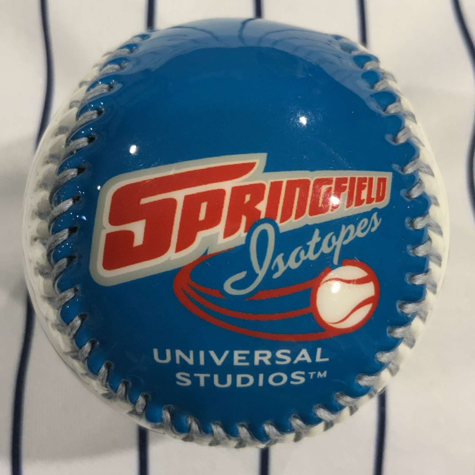 Universal Studios The Simpsons Springfield Isotopes 2016 Souvenir Baseball Ball