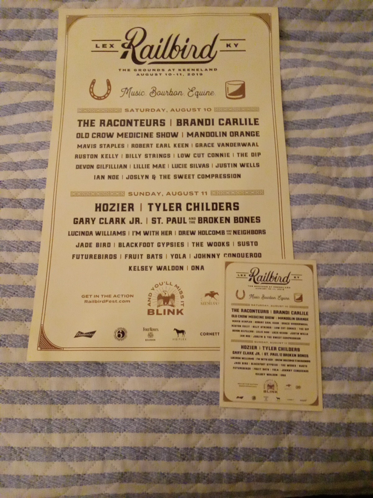 2019 Inaugural 1st Year Railbird Promo Poster