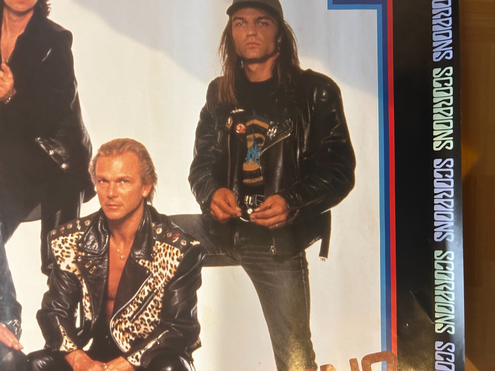 Scorpions / 1990s Nippon Phonogram Japan Original Promo Poster B2 20x28in