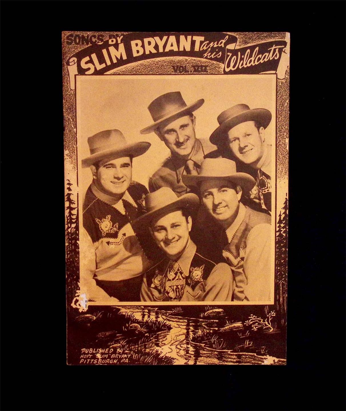 Songs by Slim Bryant and his Wildcats Vol VII 1948 Signed Pittsburgh PA
