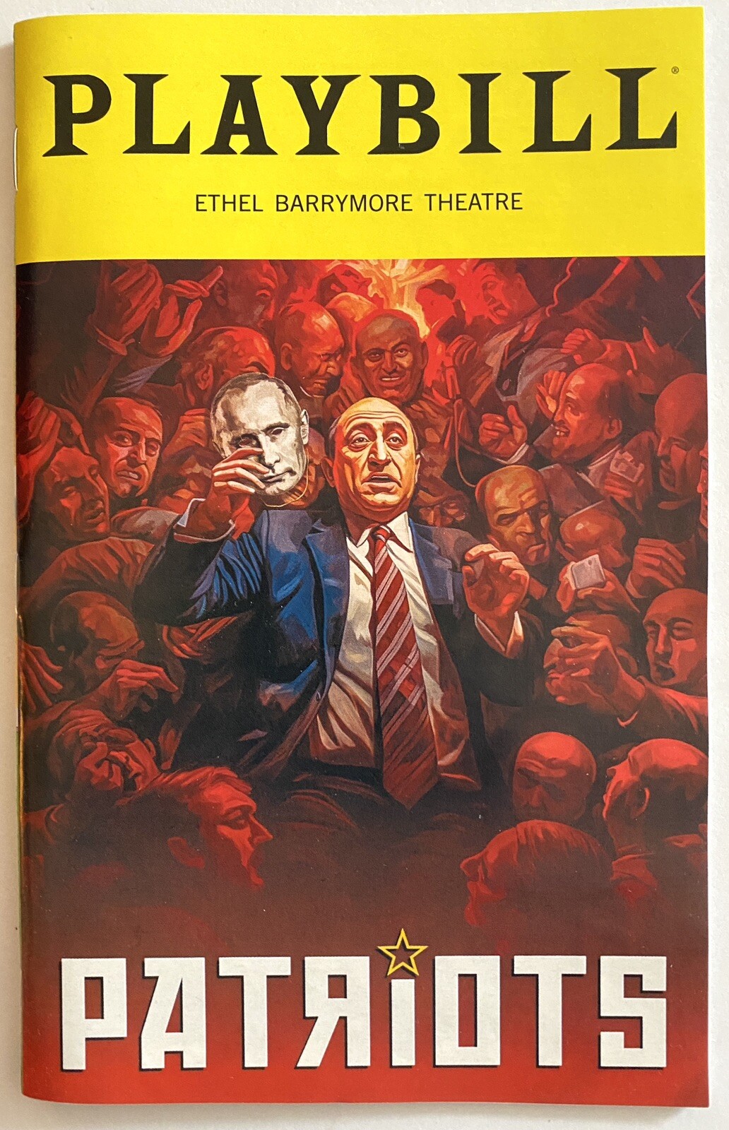 Playbill PATRIOTS Apr 2024 B’way MICHAEL STUHLBARG WILL KEEN LUKE THALLON