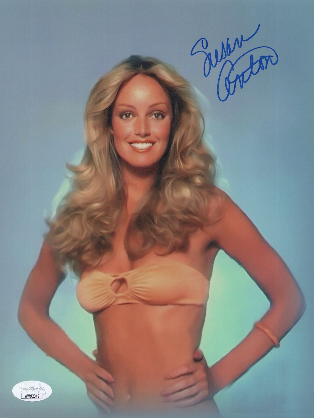 SUSAN ANTON Signed GOLDEN GIRL 8×10 PHOTO Autograph GOLDINE JSA COA CERT