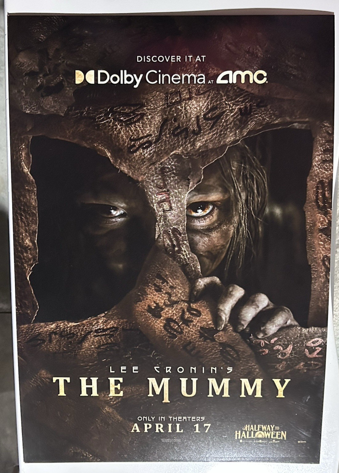 LEE CRONIN’S THE MUMMY 19 X 13 PROMO POSTER, AMC THEATERS