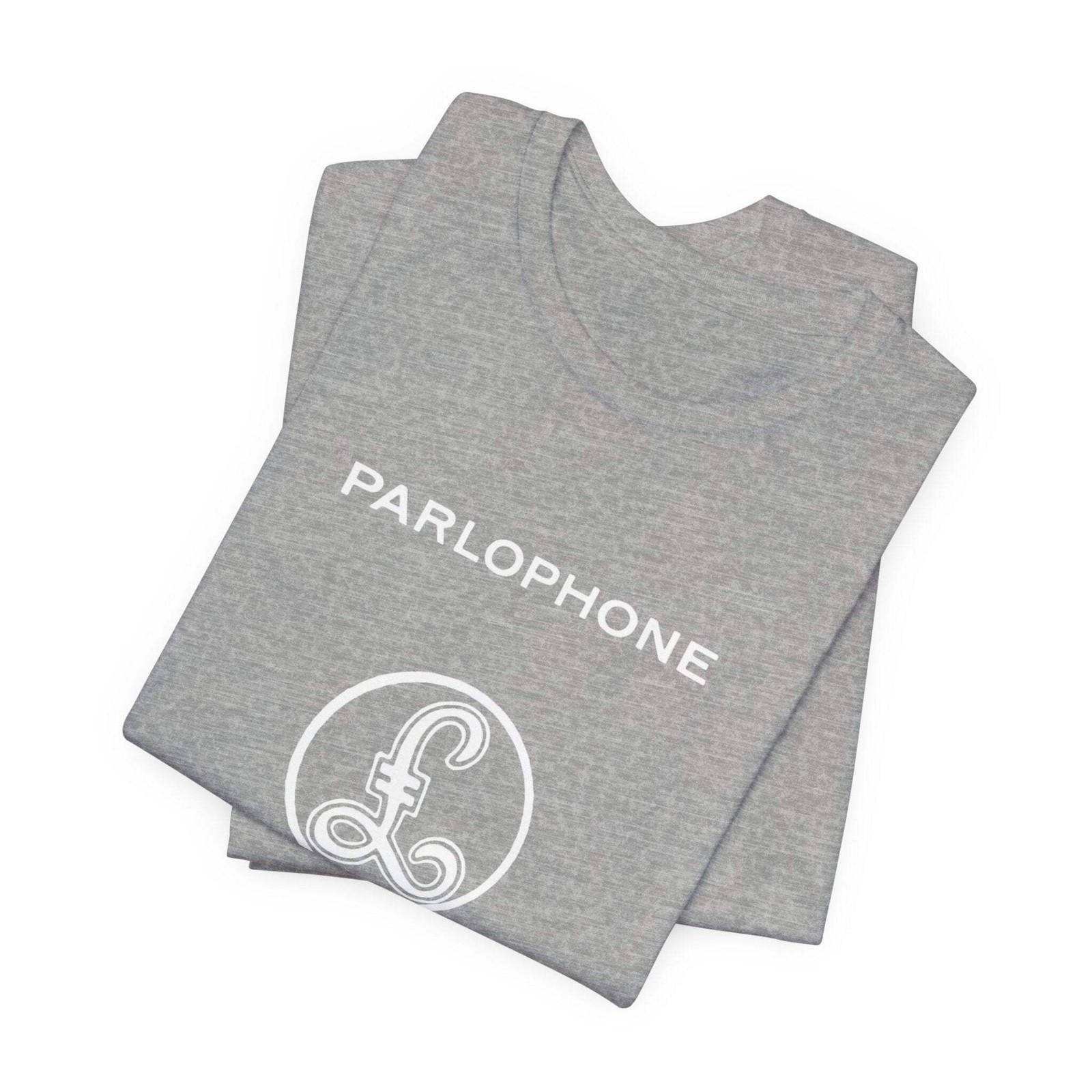 Vintage Parlophone Records Label Logo Unisex Jersey Short Sleeve T-Shirt
