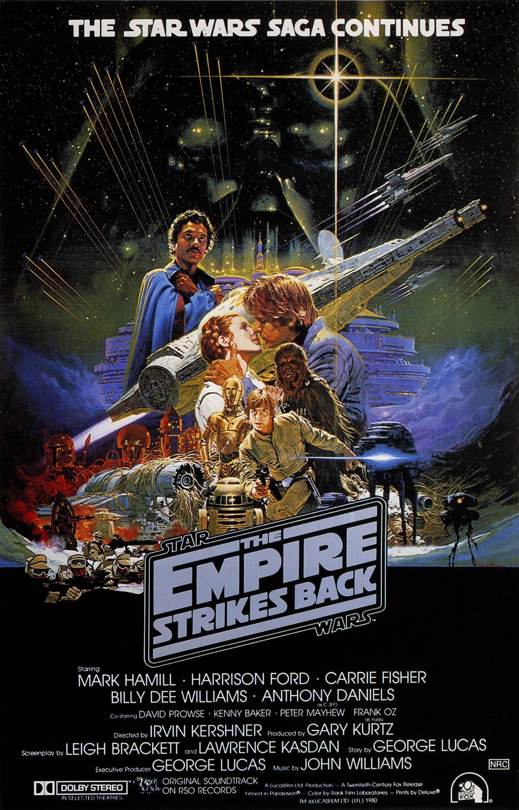STAR WARS EMPIRE STRIKES BACK Movie Poster Art