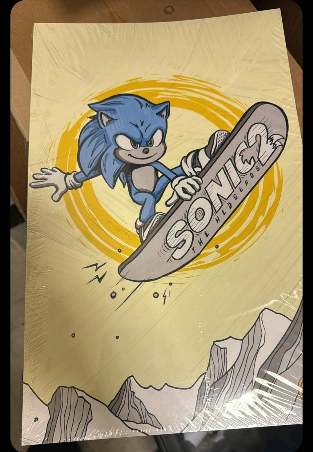 Sonic The Hedgehog 2 movie poster – 12 X 18 inches Authentic Mint