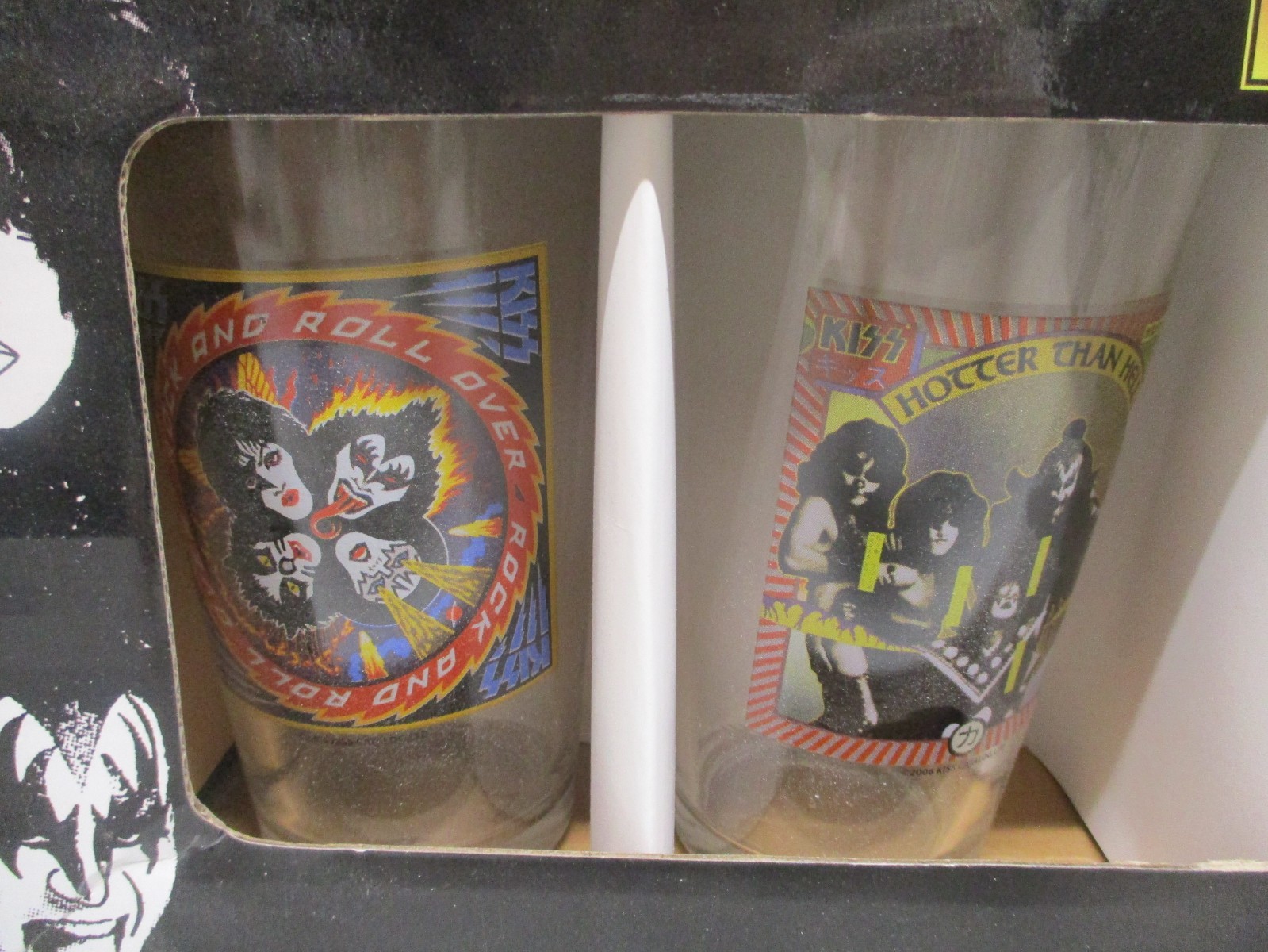 Evandale KISS 4 16oz Pub Glasses
