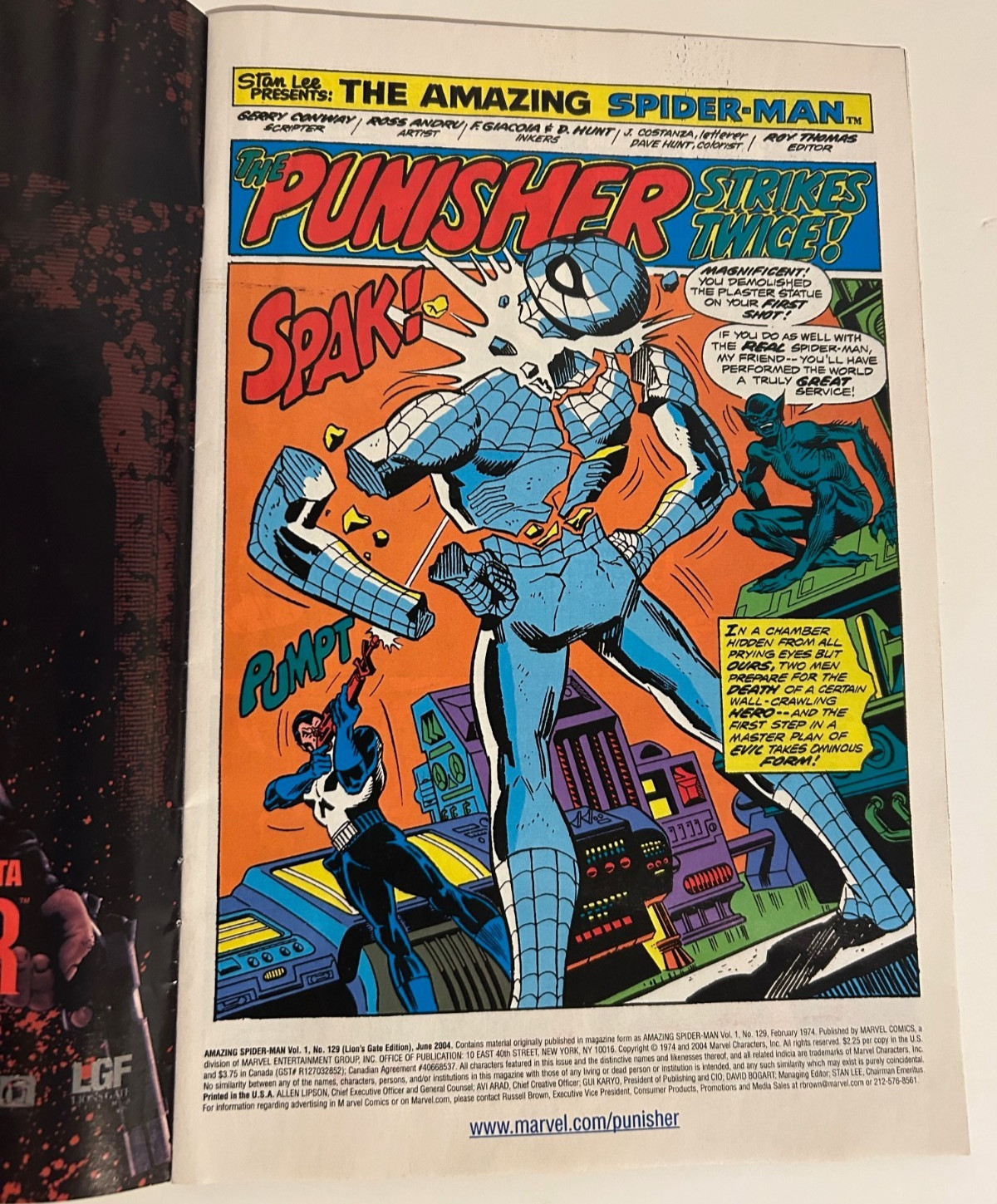 Marvel Comics Promo Item – 2 Comic Books – The Punisher and X-Men – Rare Items