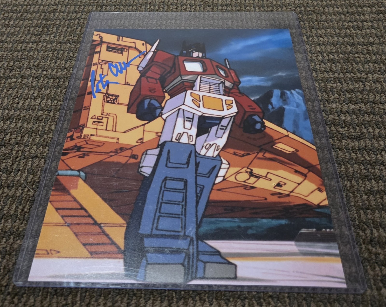 Peter Cullen OPTIMUS PRIME Transformers TV series Autograph Photo Fan Expo