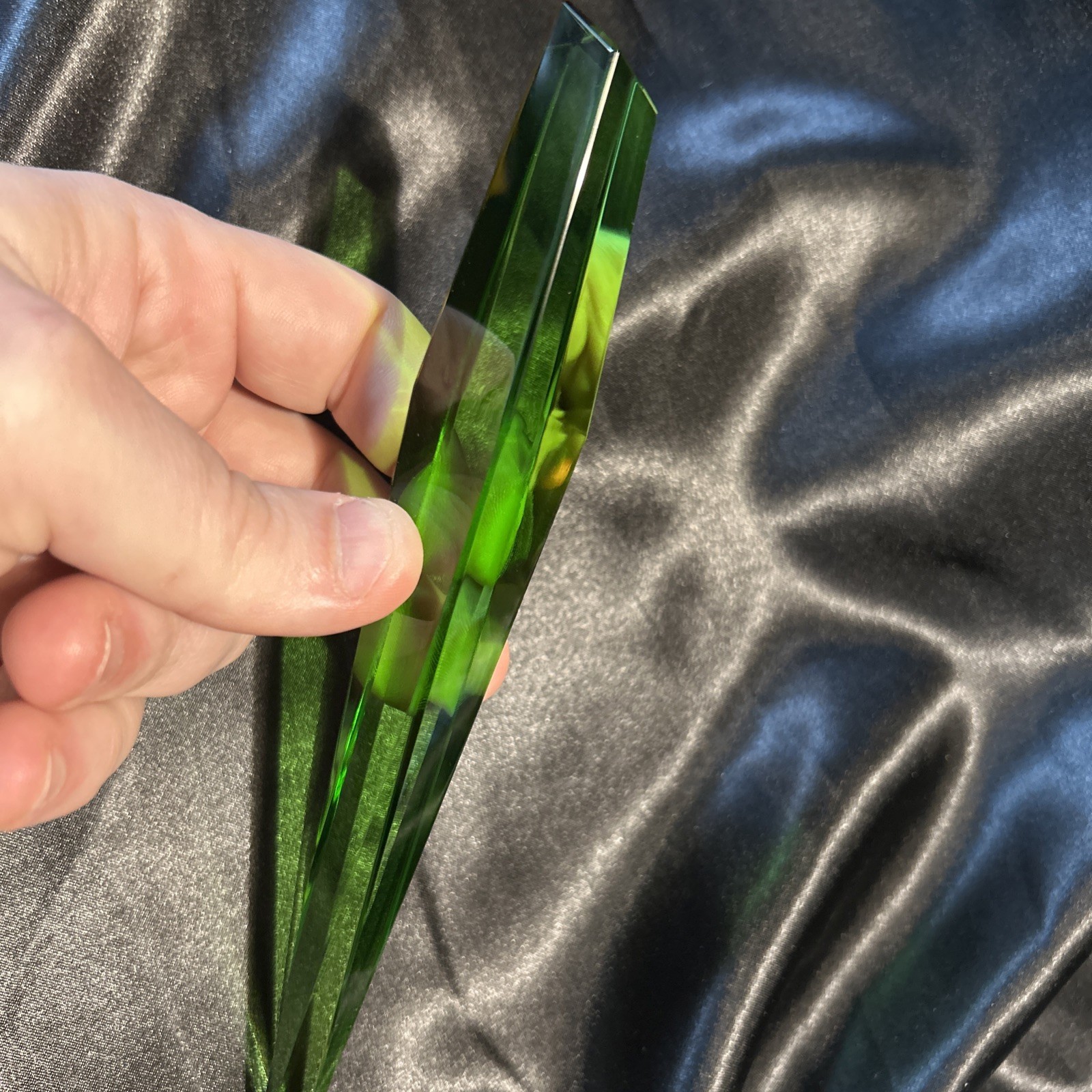 Superman Custom Prop Replica REAL Crystal, Krypton Green Fortress of Solitude