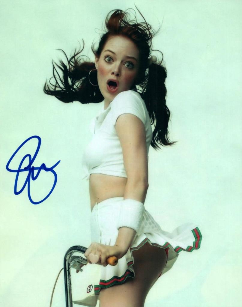 Emma Stone signed 8×10 Photo Pic autographed Picture with COA