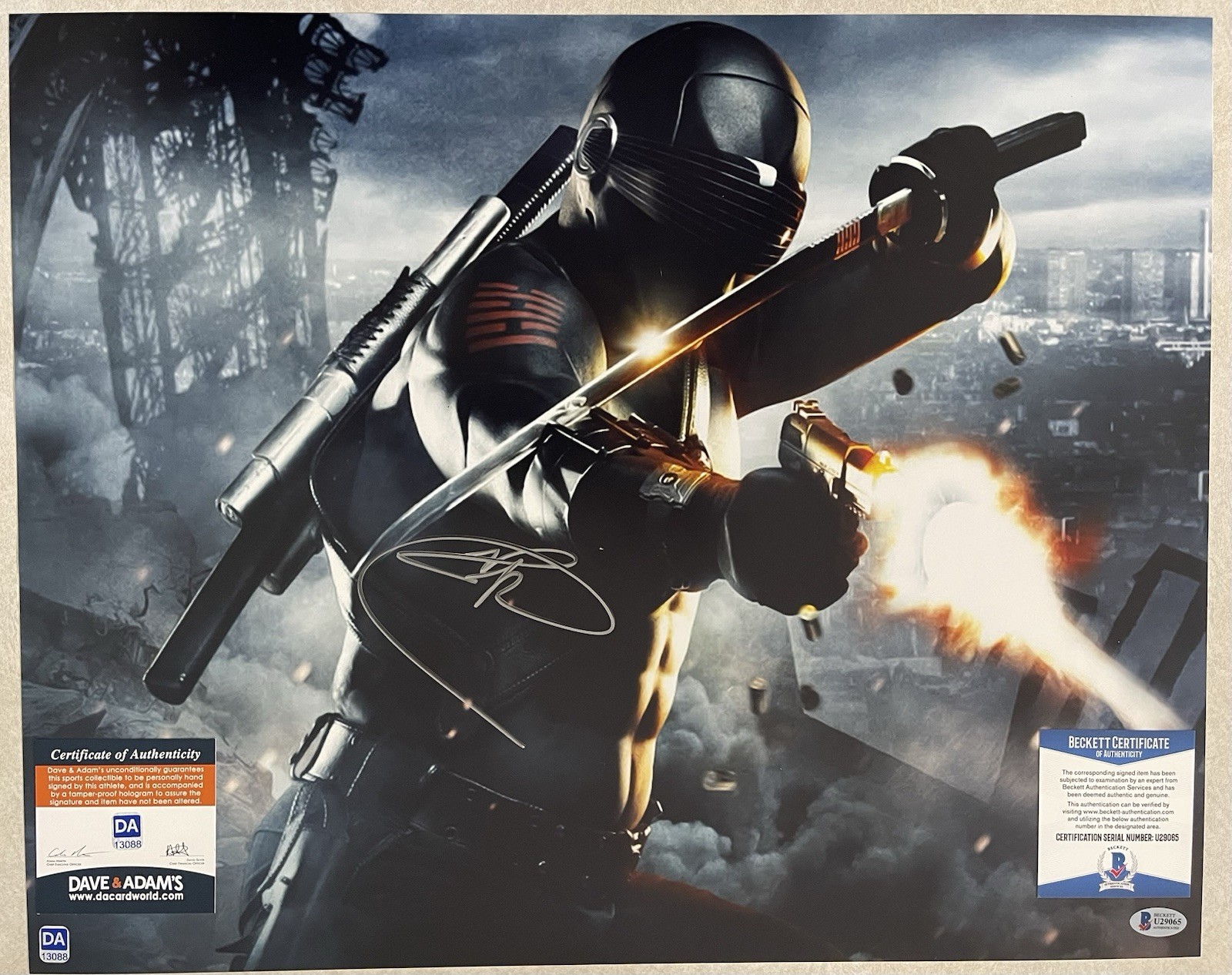 Ray Park Signed 16×20 Photo Autographed BAS COA GI Joe Snake Eyes G.I Beckett