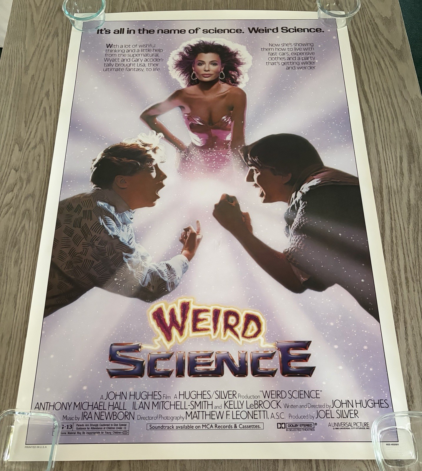 WEIRD SCIENCE 1985 ORIGINAL ONE SHEET SINGLE SIDED POSTER 27″ x 41″ NSS #850065