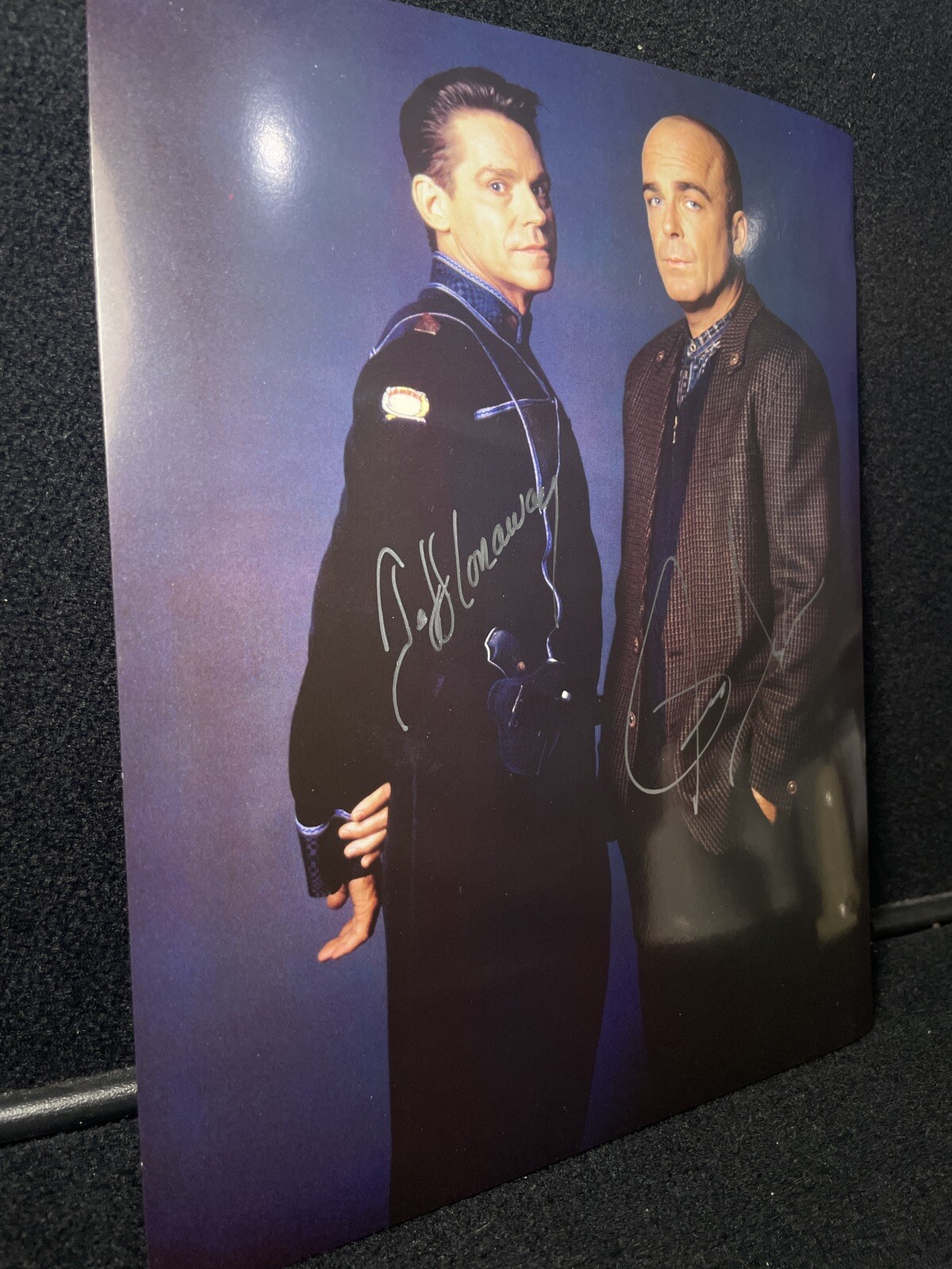 ‼️ JEFF CONAWAY & JERRY DOYLE- Babylon 5 Dual Signed GENUINE SIGNED AUTOGRAPHS
