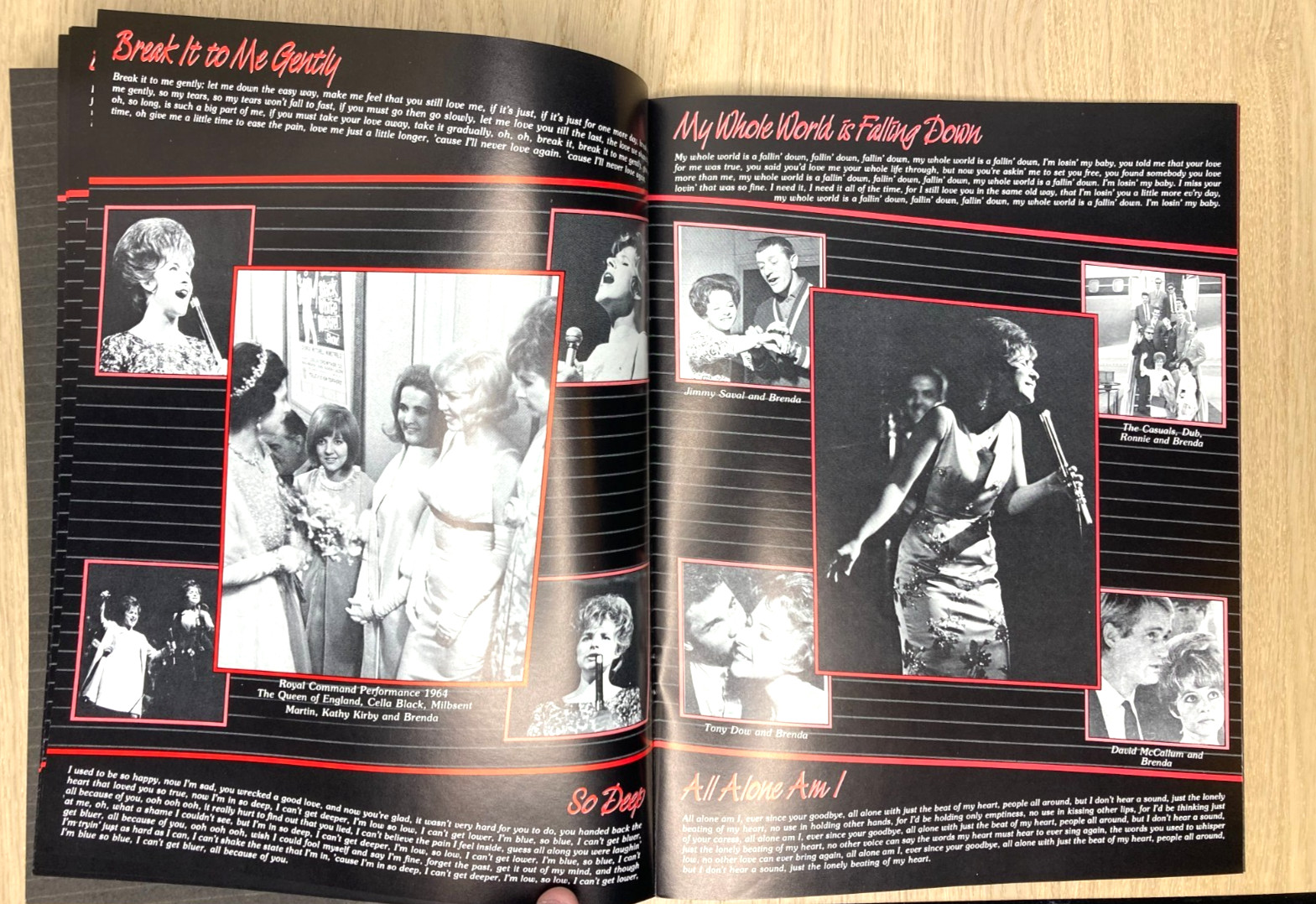 Brenda Lee A History of Hits Booklet Concert Program 1980s 8″ x 11″