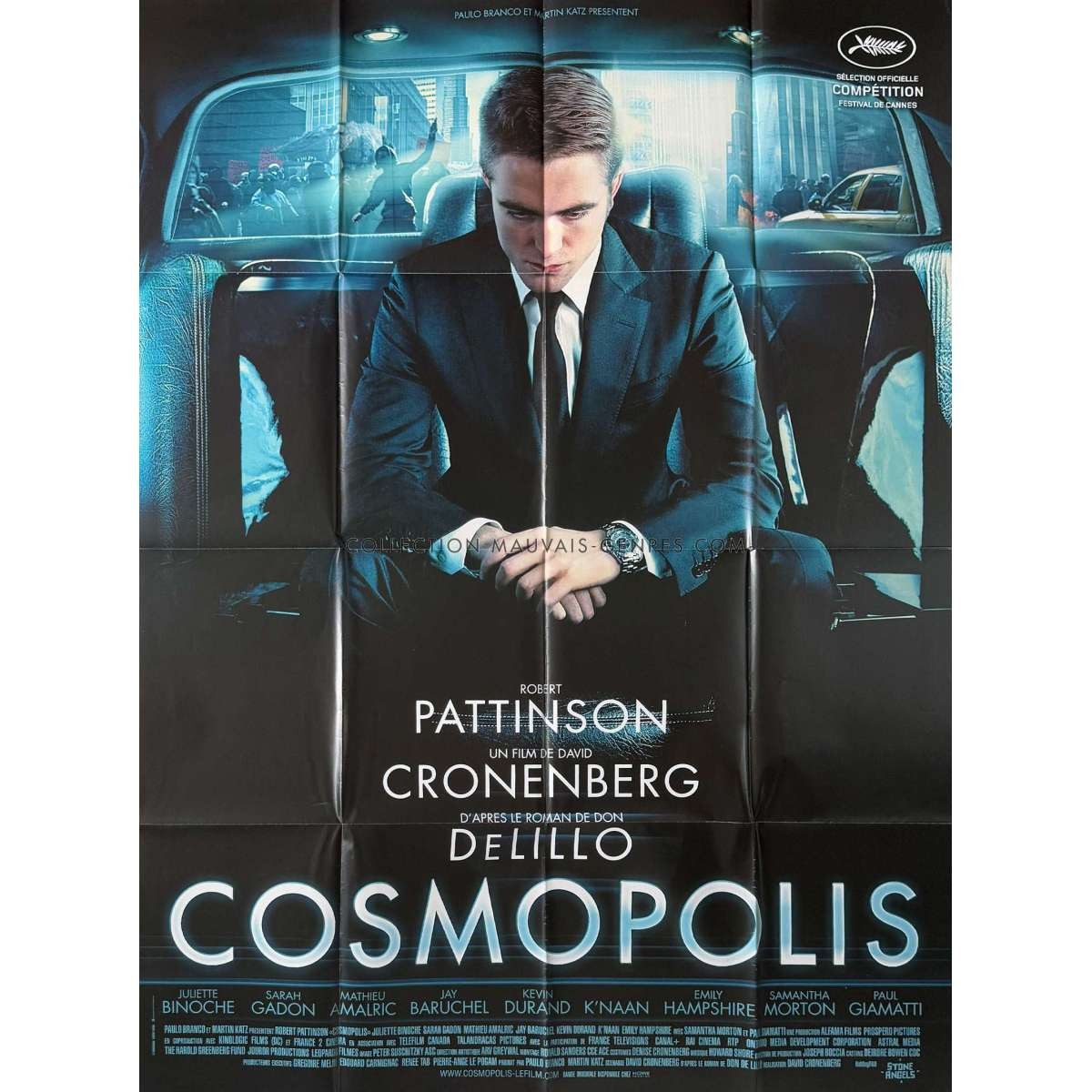 COSMOPOLIS French Movie Poster – 47×63 in. – 2012 – David Cronenberg, Robert Pa
