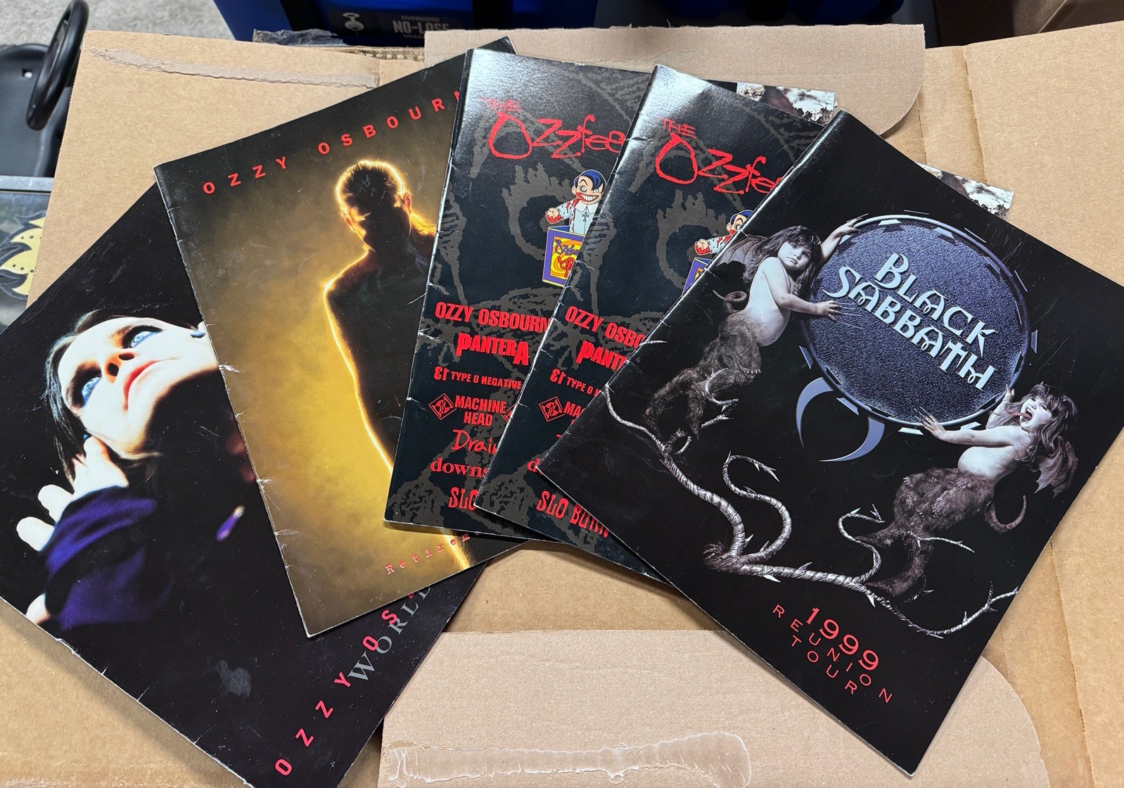 Black Sabbath Ozzfest and Ozzy Osborne Program Lot