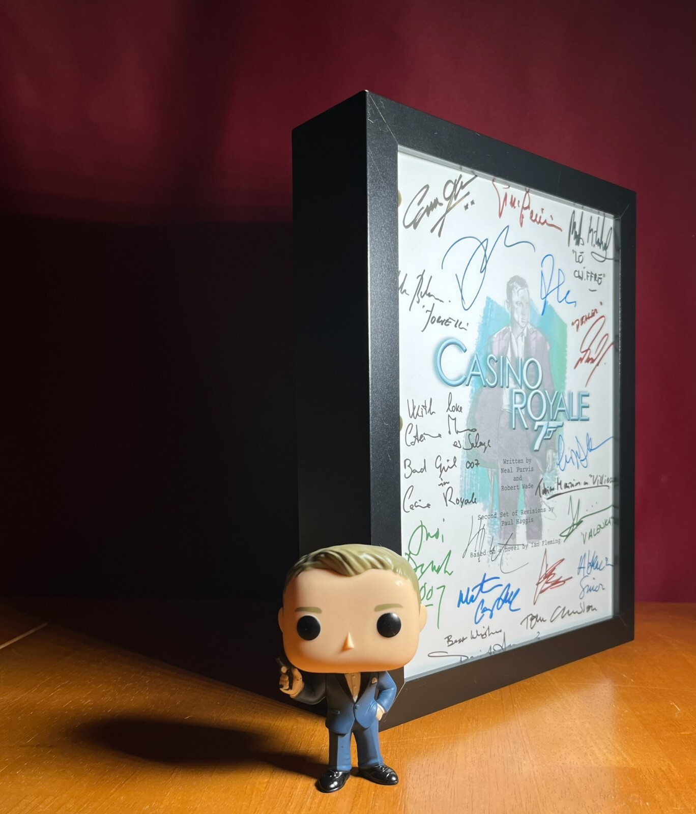 Casino Royale Script Signed- Autograph Reprints- Daniel Craig- James Bond 007