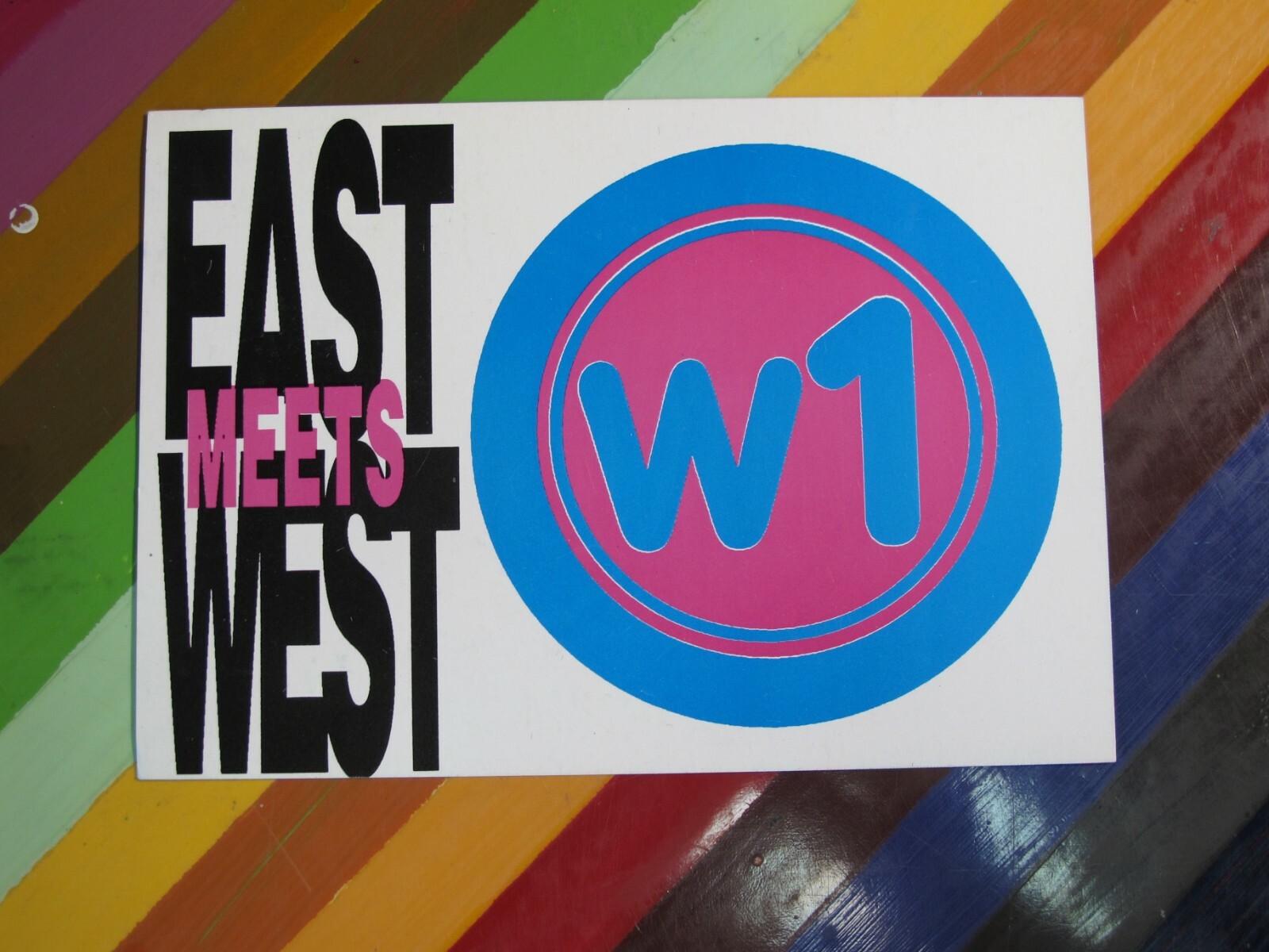 vtg Rave music event Flyer – UK mid 1990s Wax EC1 Gism Happy Jax L3+