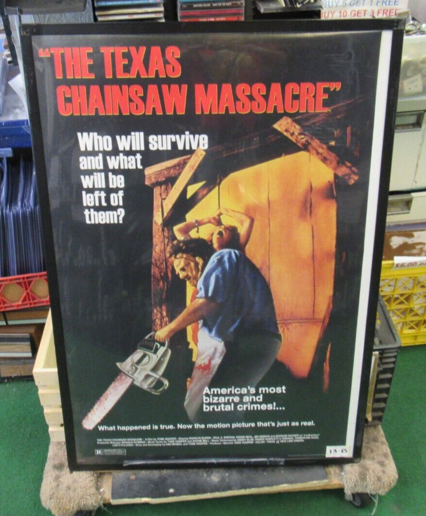 TEXAS CHAINSAW MASSACRE POSTER NEW 2020 RARE VINTAGE COLLECTIBLE
