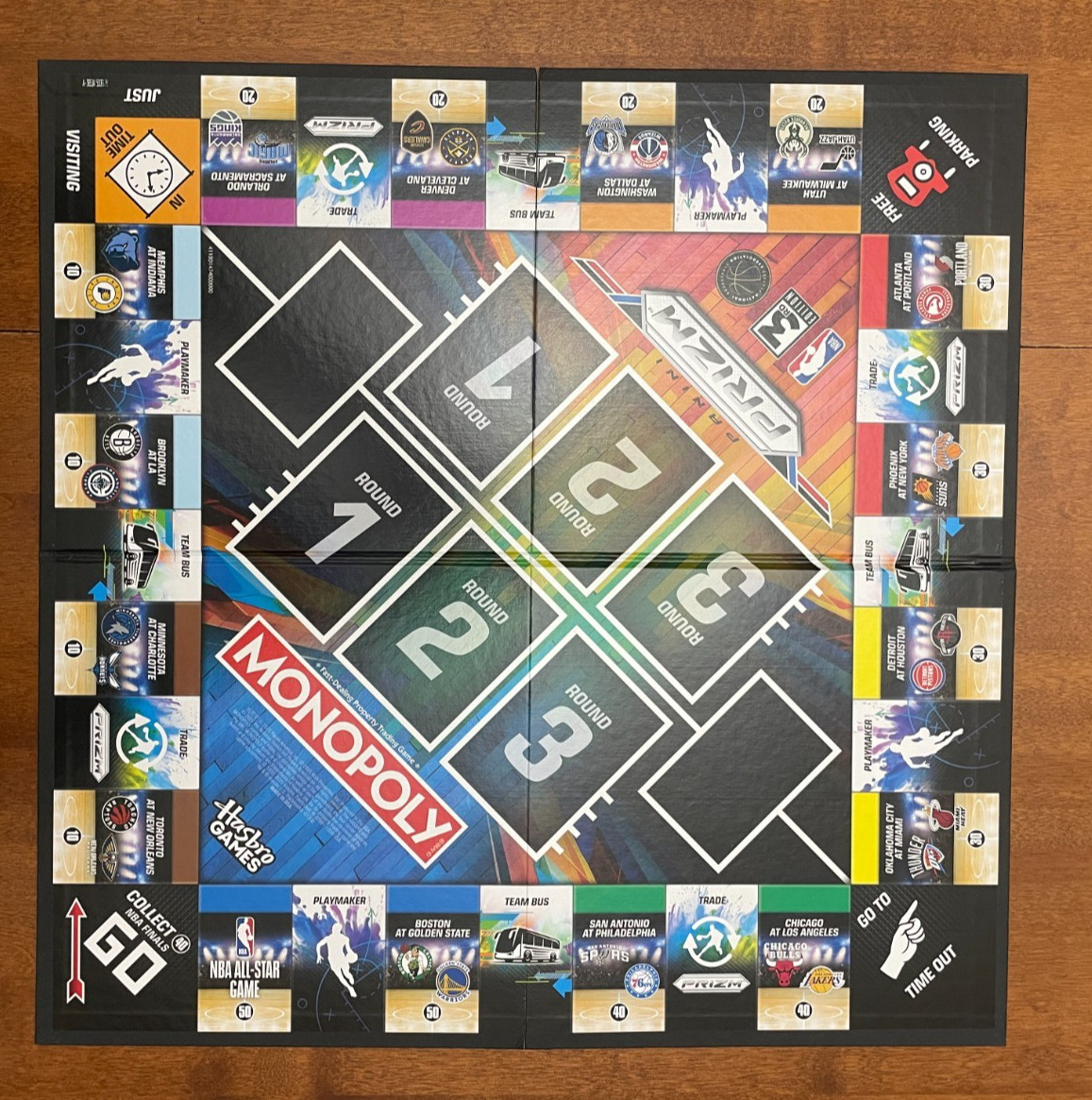 Monopoly NBA Basketball game board 3rd Ed. MINT, brand new right out of the box!